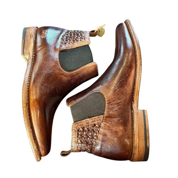 Bed Stu Heart & Soul Tan Dip Dye Rove Bootie NWB Size 6 1/2 - Picture 4 of 9